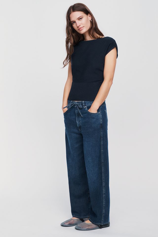 DL 1961 Taylor Aura Relaxed High-Rise Barrel Jeans #2