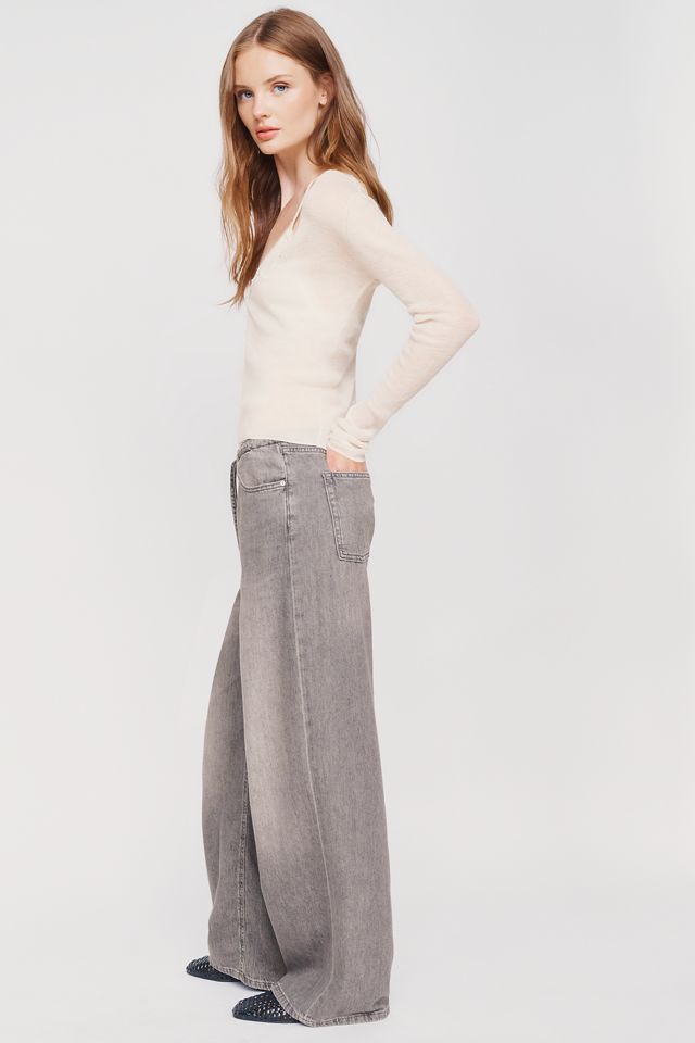 DL1961 Sienna Aura Low-Slung Wide-Leg Relaxed Jeans #1