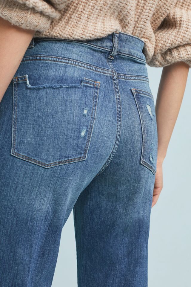 DL1961 Hepburn Ultra High-Rise Cropped Wide-Leg Jeans #3