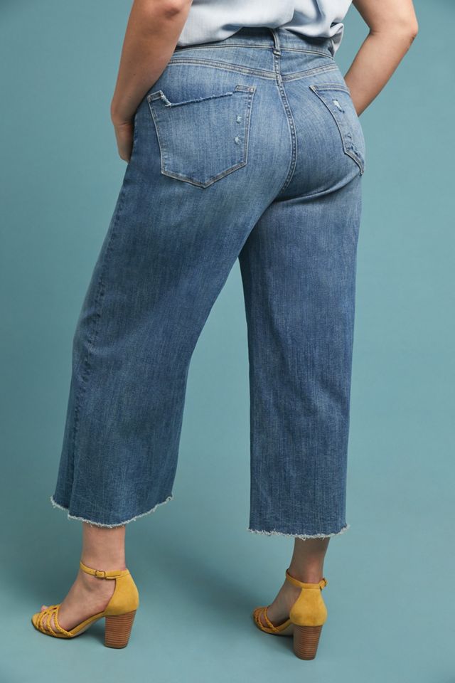 DL1961 Hepburn Ultra High-Rise Cropped Wide-Leg Jeans #5