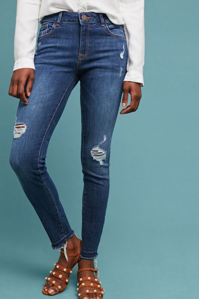 DL1961 Wagner Mid-Rise Petite Skinny Jeans #1