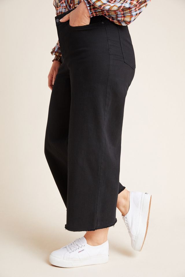 DL1961 Hepburn High-Rise Cropped Plus Wide-Leg Jeans #2