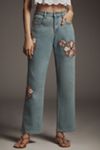 The Wanderer Mid-Rise Relaxed-Leg Jeans by Pilcro