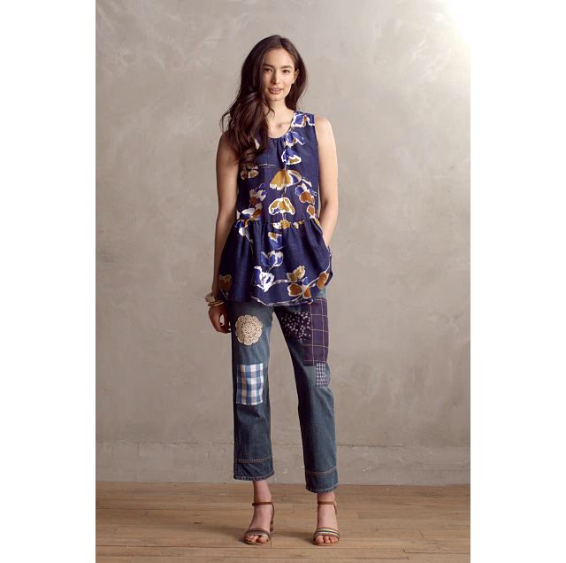 Erika Cavallini Patchwork Jeans | Anthropologie