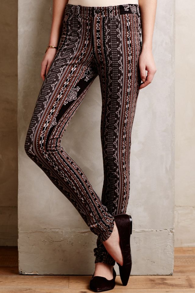 Pilcro Serif Printed Cords #1