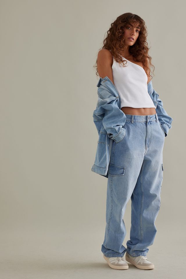 Second Female Sandja Mid-Rise Baggy Utility Jeans