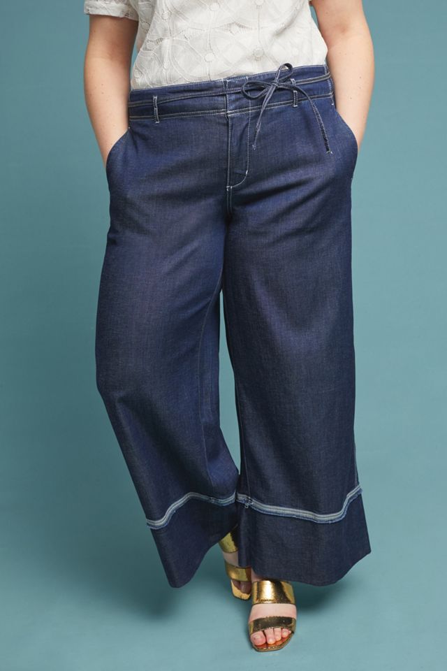 Pilcro Ultra High-Rise Wide-Leg Jeans #5
