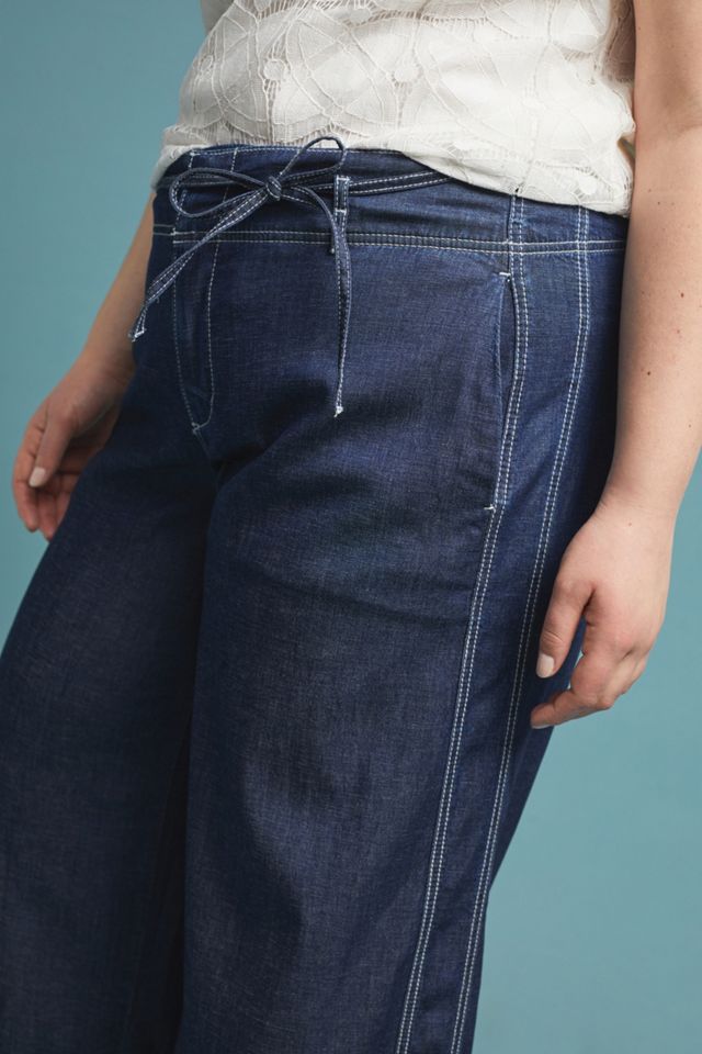 Pilcro Ultra High-Rise Wide-Leg Jeans #7