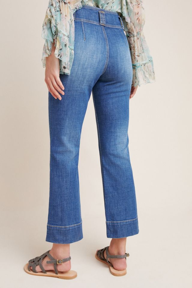 Pilcro High-Rise Cropped Flare Jeans #1