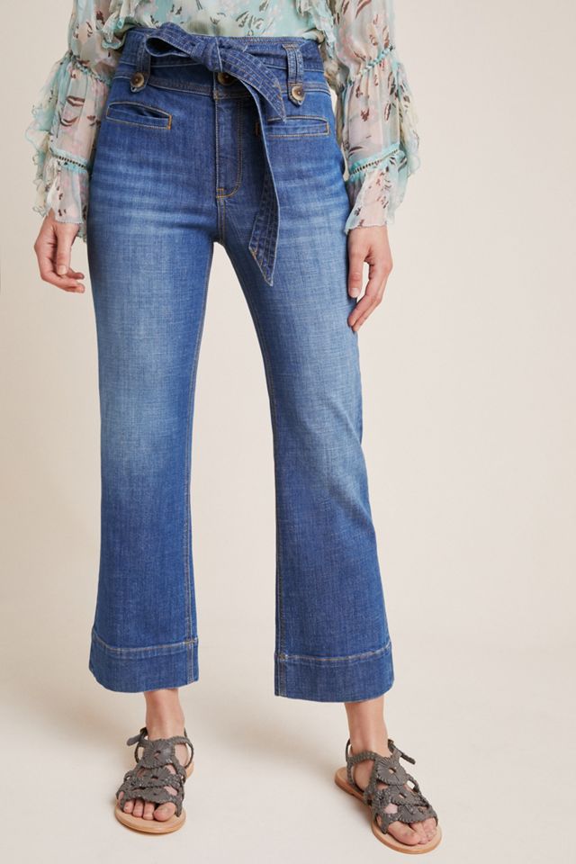 Pilcro High-Rise Cropped Flare Jeans #4