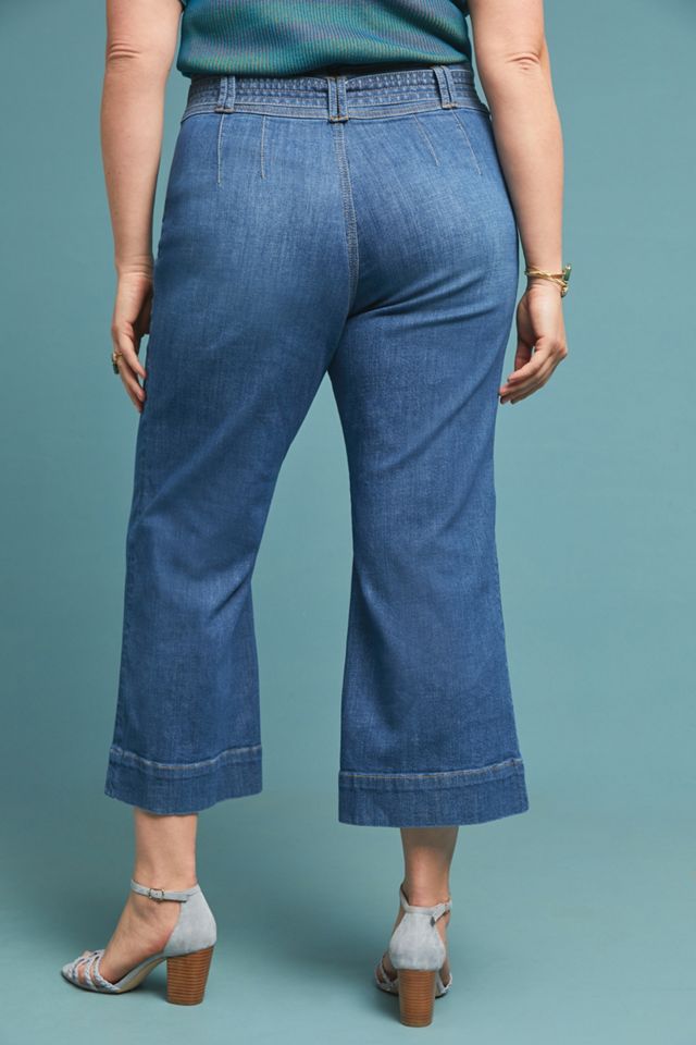Pilcro High-Rise Cropped Flare Jeans #6