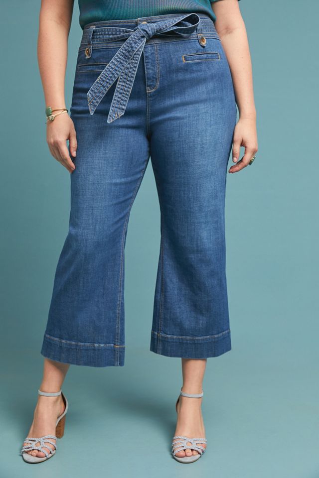 Pilcro High-Rise Cropped Flare Jeans #7