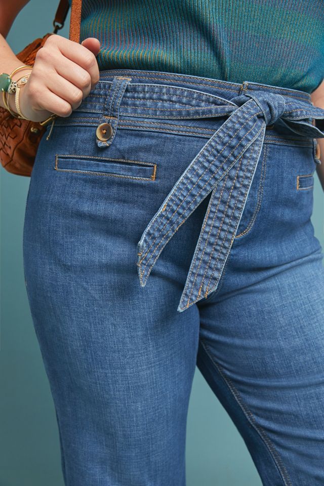 Pilcro High-Rise Cropped Flare Jeans #8