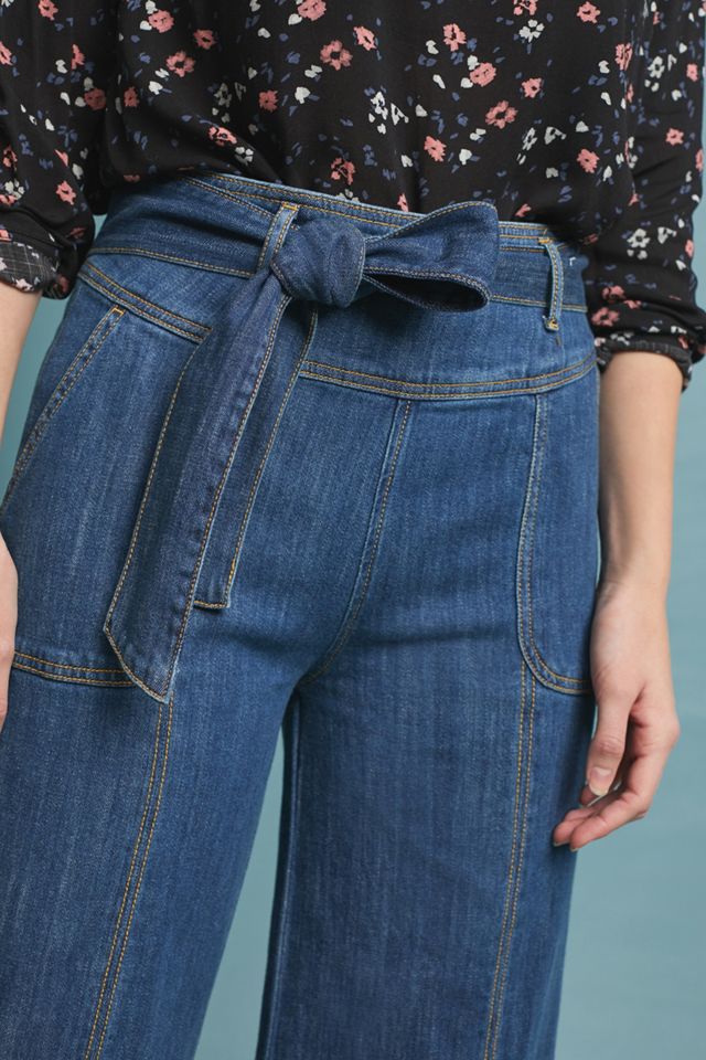 Pilcro Ultra High-Rise Cropped Wide-Leg Jeans #2