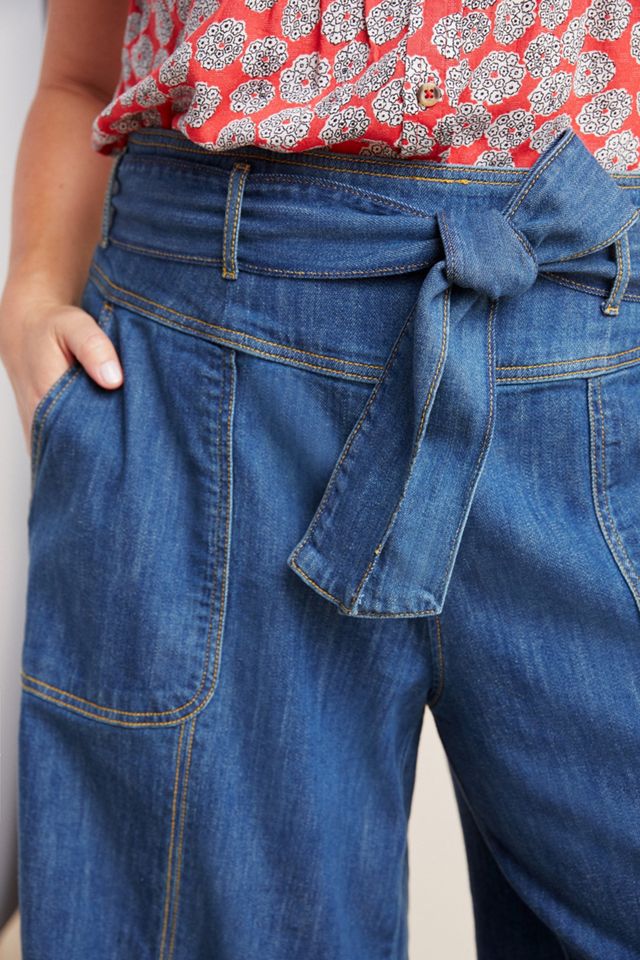 Pilcro Ultra High-Rise Cropped Wide-Leg Jeans #9