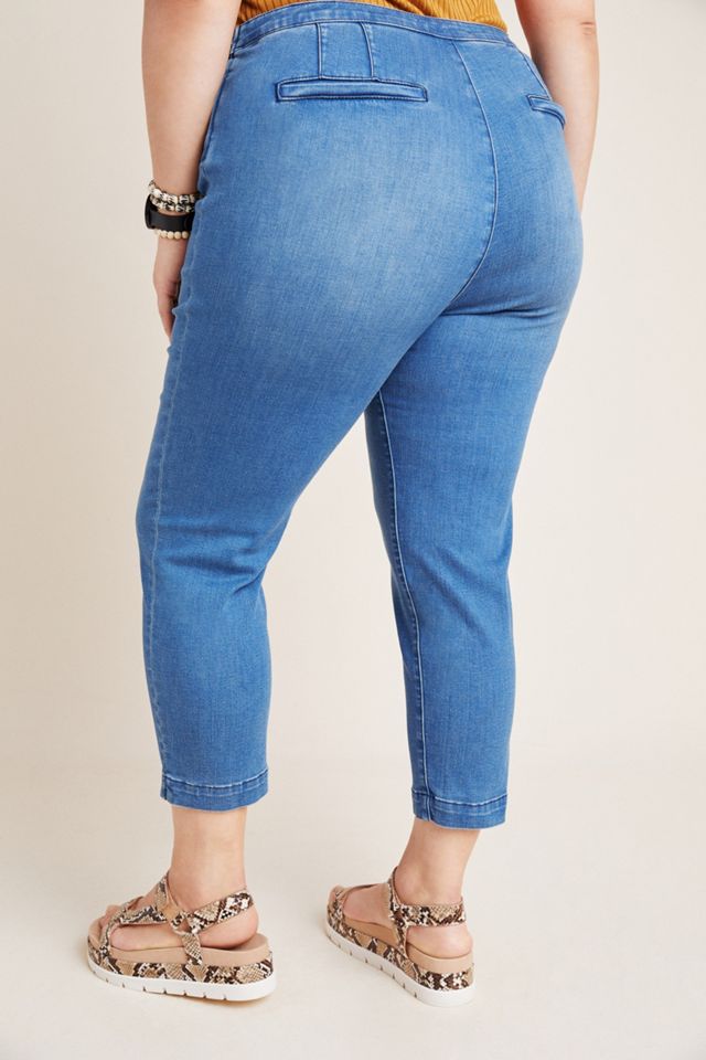 Pilcro High-Rise Capri Denim Leggings #5