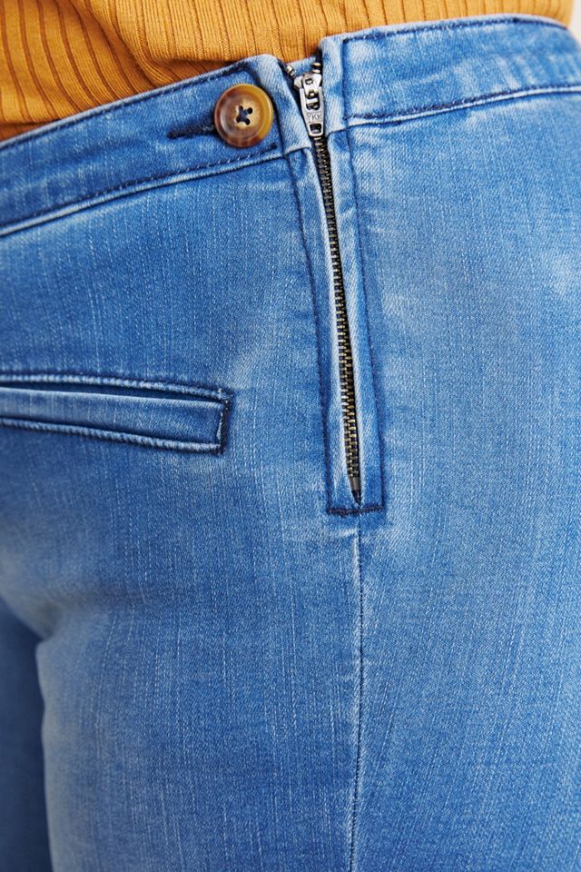 Pilcro High-Rise Capri Denim Leggings #7