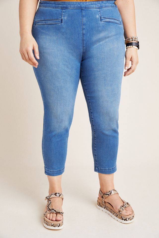 Pilcro High-Rise Capri Denim Leggings #8