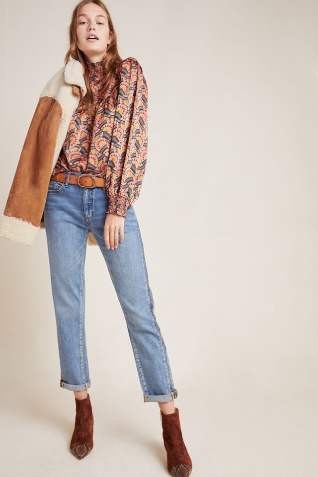 Pilcro Mid-Rise Slim Boyfriend Jeans #4