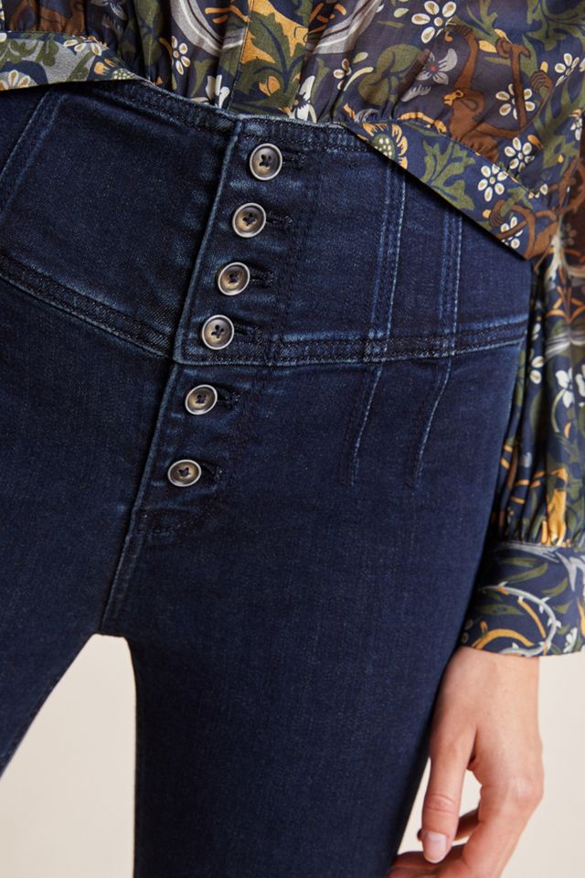 Pilcro High-Rise Button-Fly Skinny Jeans #1
