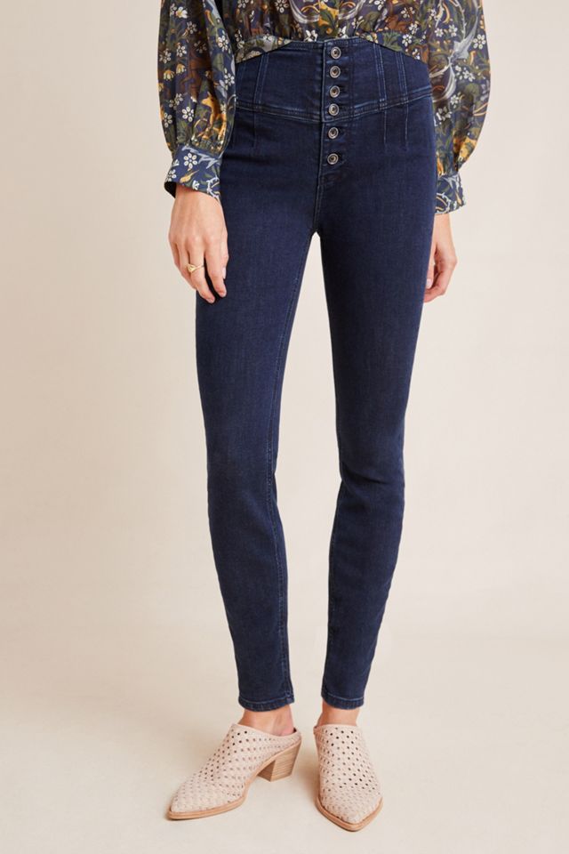 Pilcro High-Rise Button-Fly Skinny Jeans #2