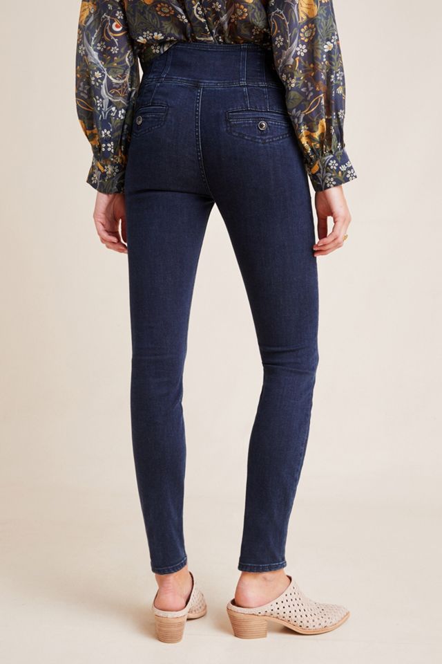 Pilcro High-Rise Button-Fly Skinny Jeans #4