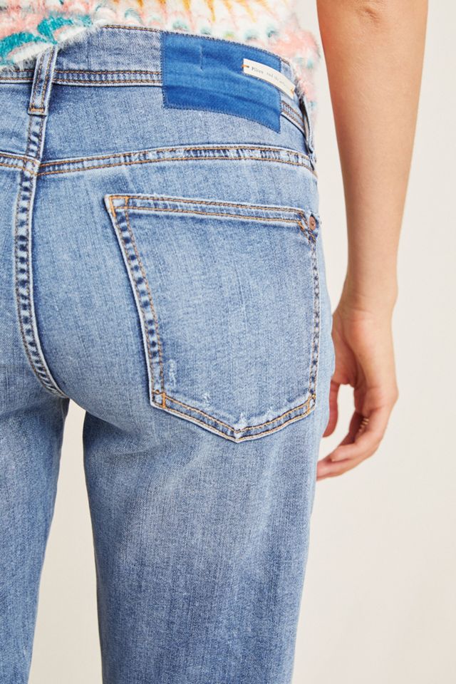 Pilcro Patchwork Slim Boyfriend Jeans #3