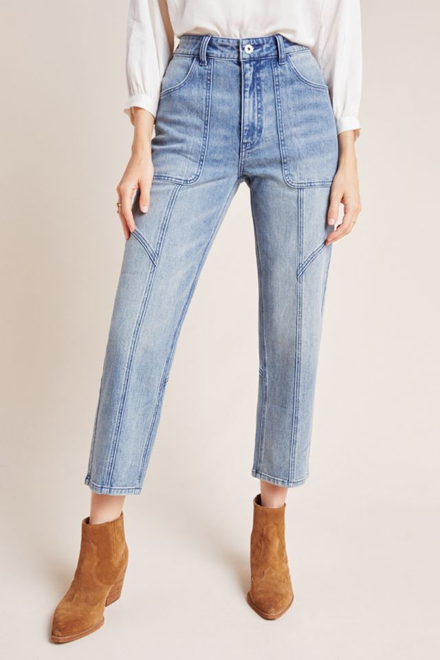 Pilcro High-Rise Seamed Straight Jeans #3