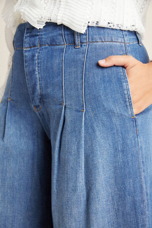 Pilcro Ultra High-Rise Wide-Leg Jeans #2