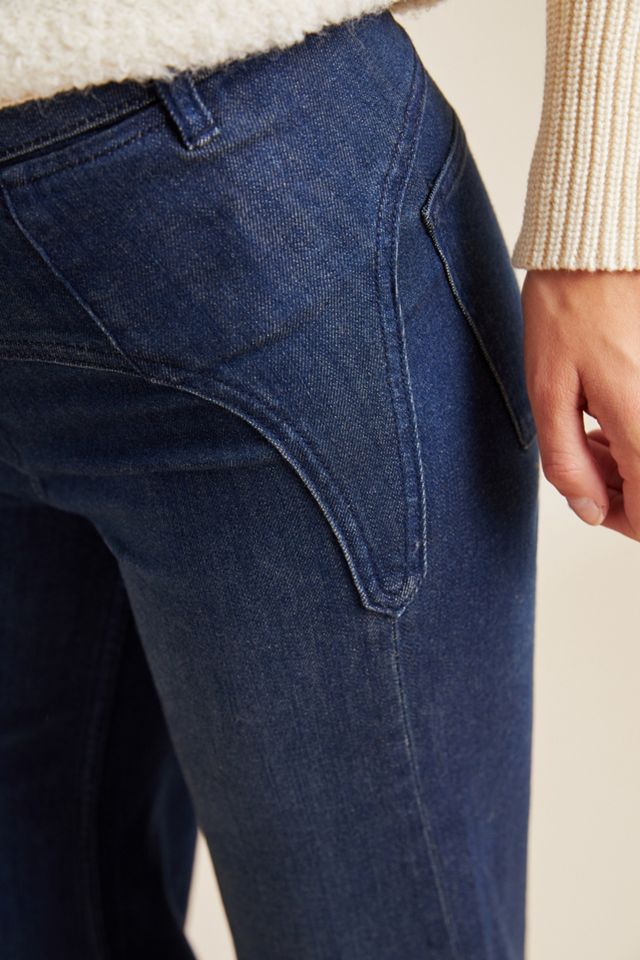 Pilcro Ultra High-Rise Slim Flare Jeans #3