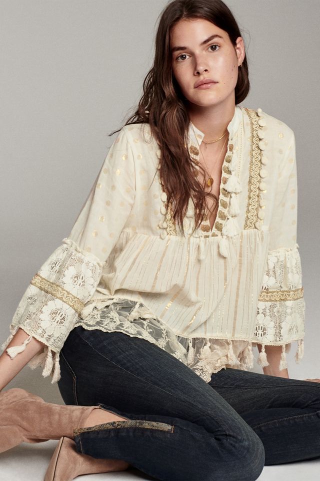 Pilcro High-Rise Ankle-Zip Skinny Jeans | Anthropologie