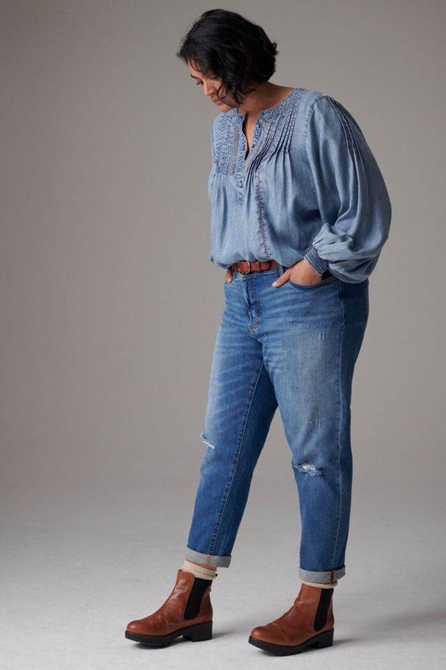 Pilcro Mid-Rise Slim Boyfriend Jeans #8