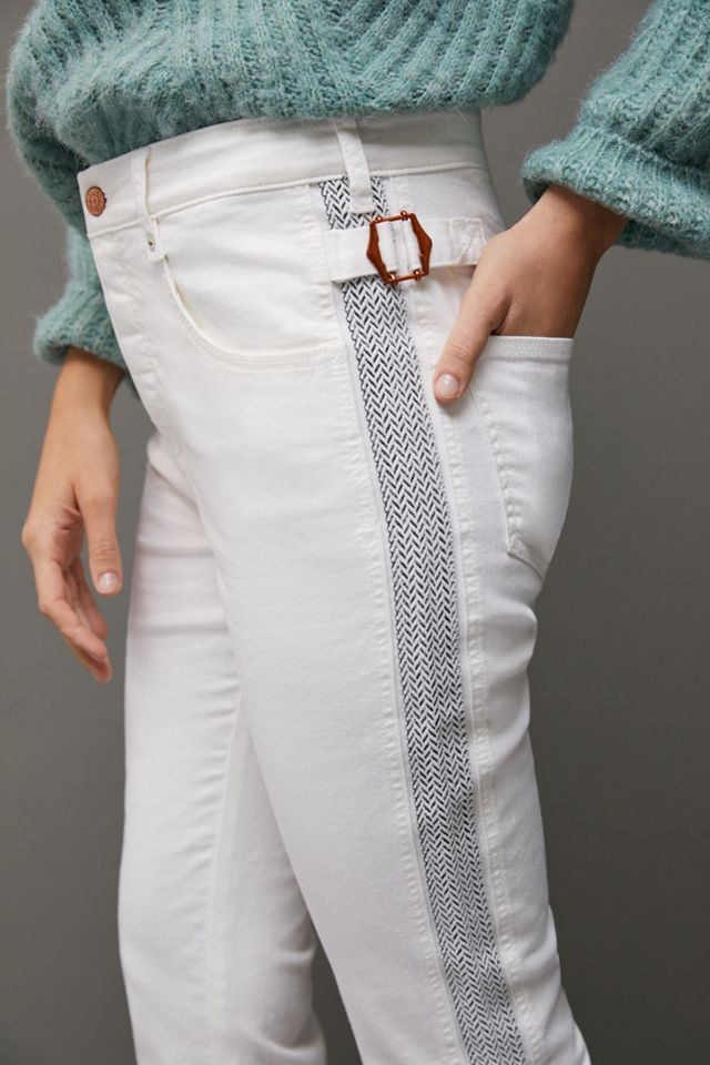 Pilcro Ultra High-Rise Side-Striped Slim Jeans #4