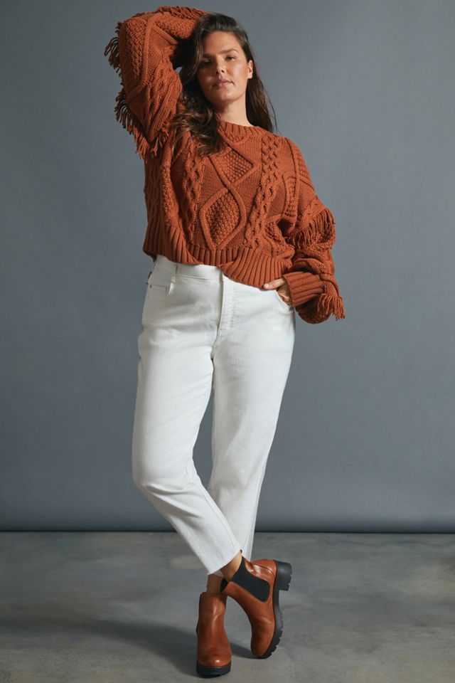 Pilcro Ultra High-Rise Side-Striped Slim Jeans #6