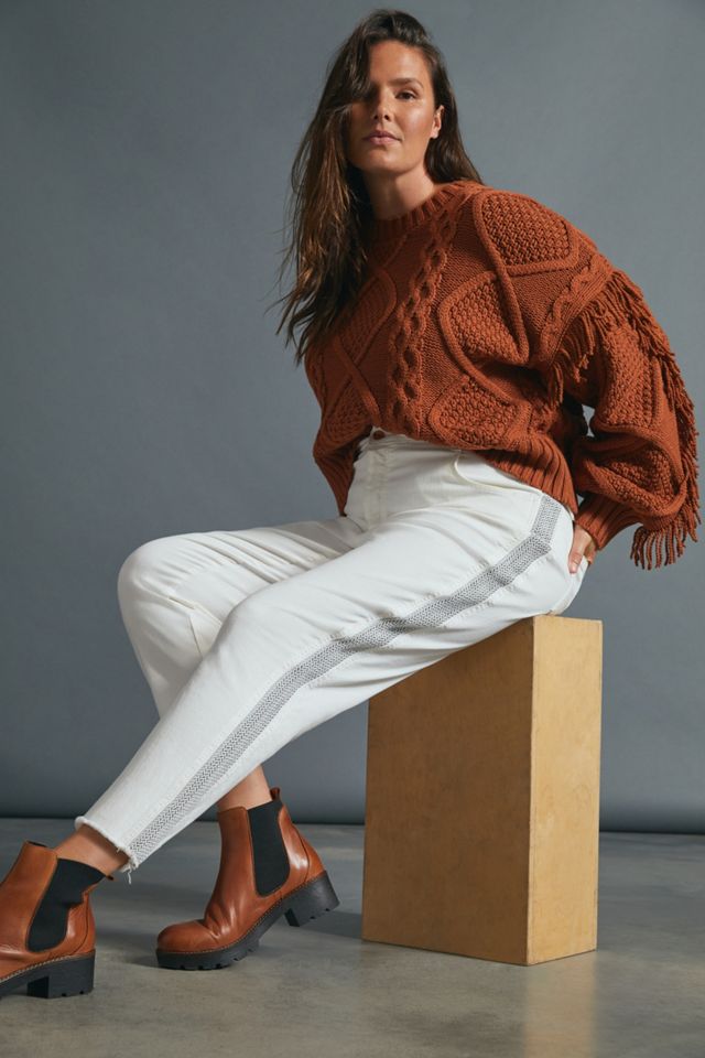 Pilcro Ultra High-Rise Side-Striped Slim Jeans #5