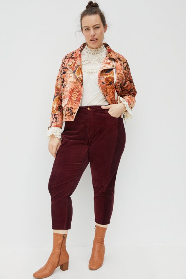 Pilcro Ultra High-Rise Slim Straight Corduroy Pants #4