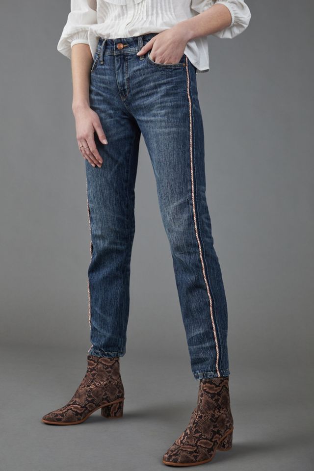 Pilcro Side Stripe Boyfriend Jeans #3