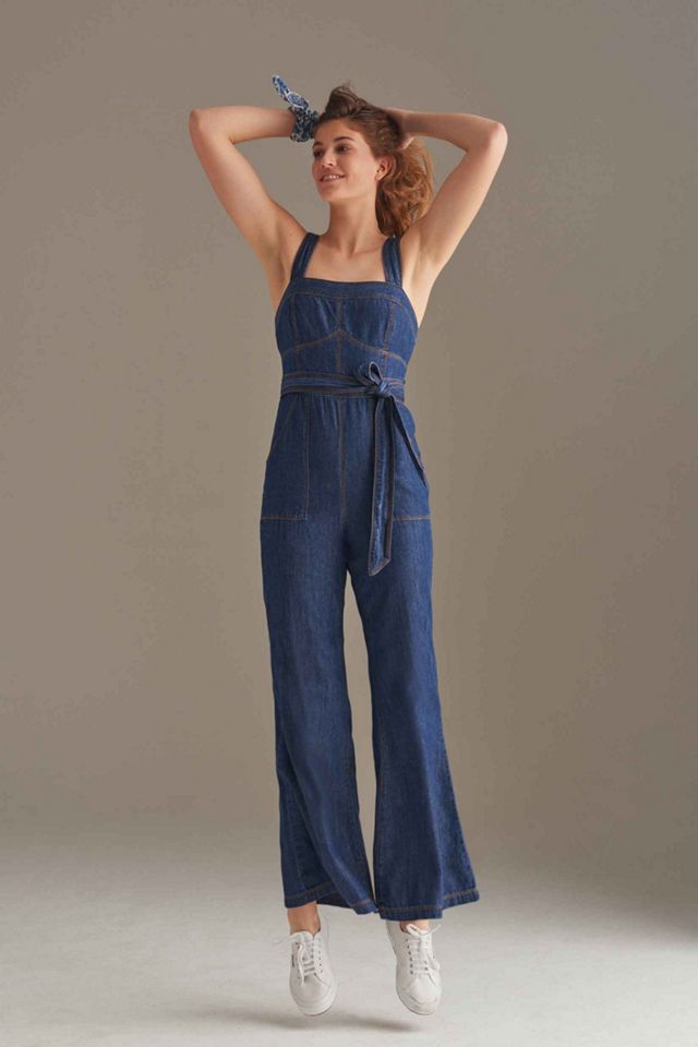 Pilcro Flared Denim Jumpsuit #2
