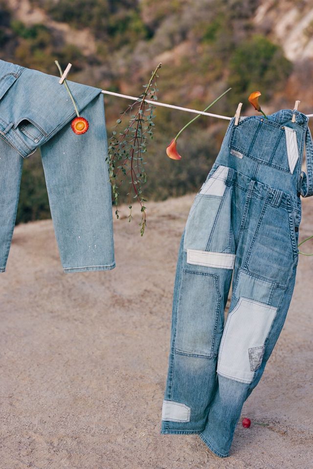 Pilcro The Wanderer Relaxed Denim Overalls | Anthropologie