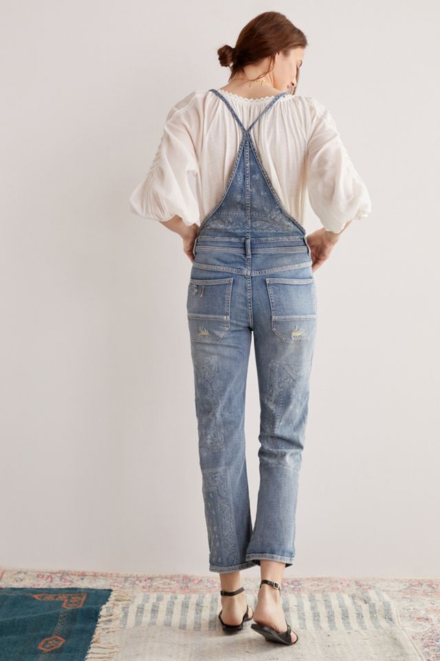 Pilcro Bandana Denim Overalls #1