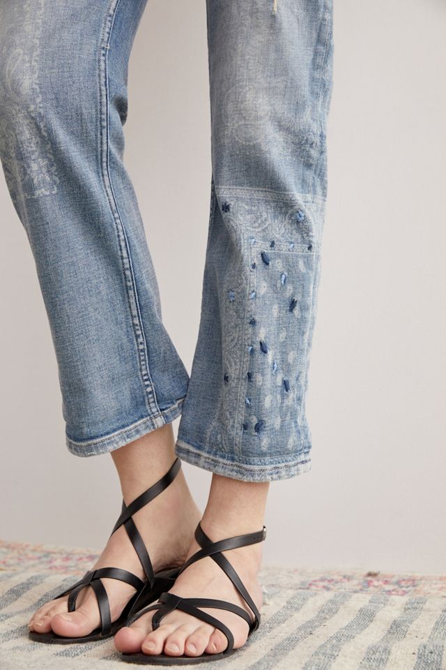 Pilcro Bandana Denim Overalls #2