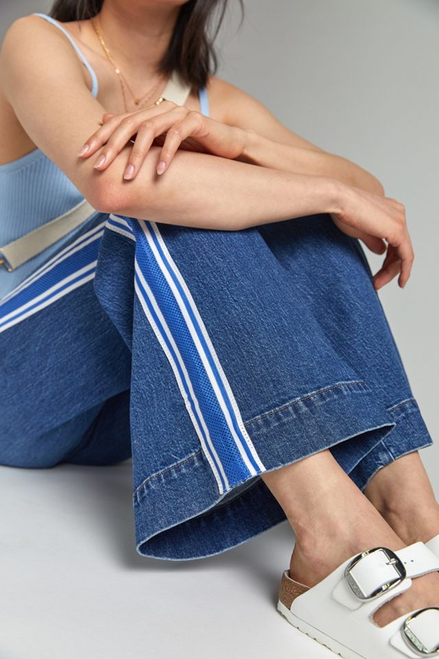 Maeve Ultra High-Rise Sporty Flare Jeans #3