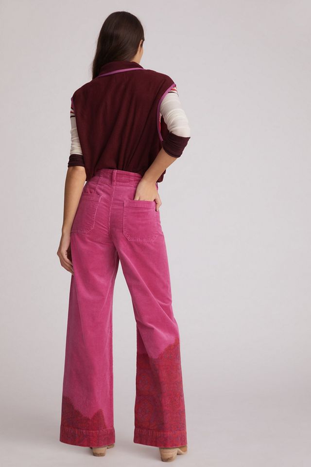 Pilcro The Skipper Cropped Wide-Leg Corduroy Pants #2