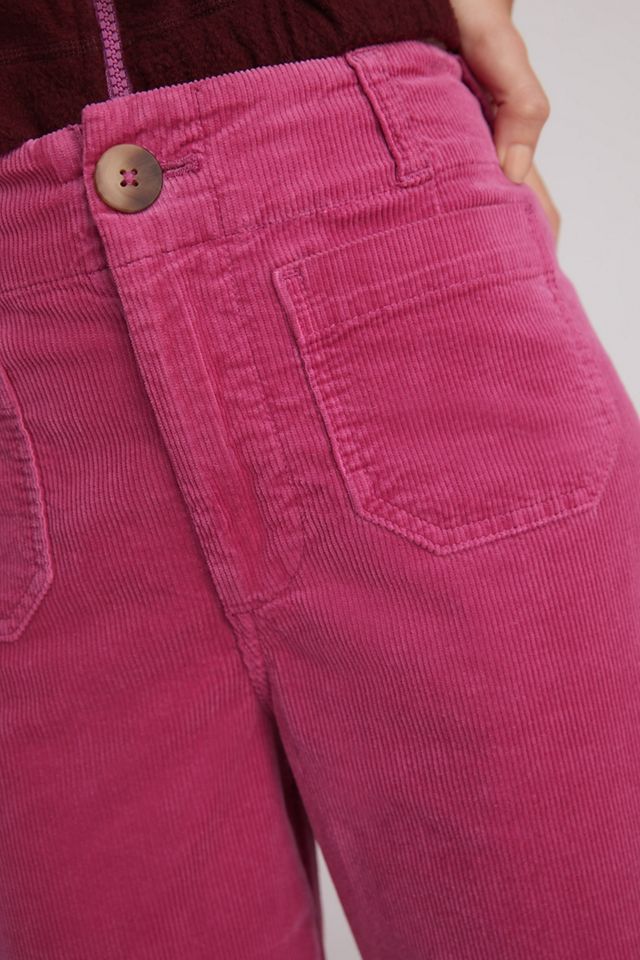 Pilcro The Skipper Cropped Wide-Leg Corduroy Pants #4
