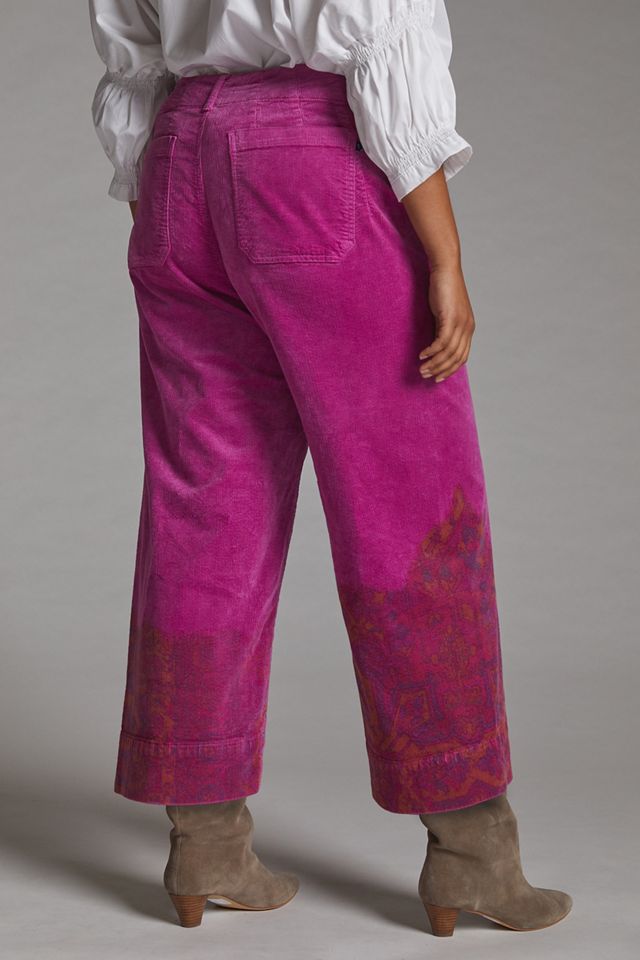 Pilcro The Skipper Cropped Wide-Leg Corduroy Pants #8
