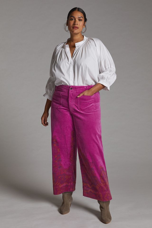 Pilcro The Skipper Cropped Wide-Leg Corduroy Pants #5