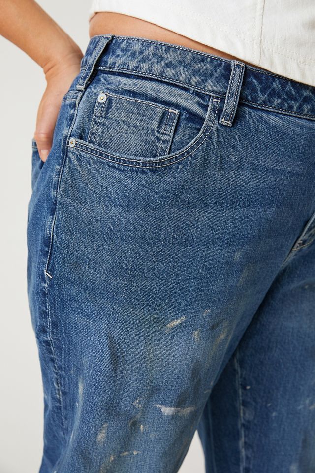 Pilcro The Heritage High-Rise Quilted Hem Jeans #9