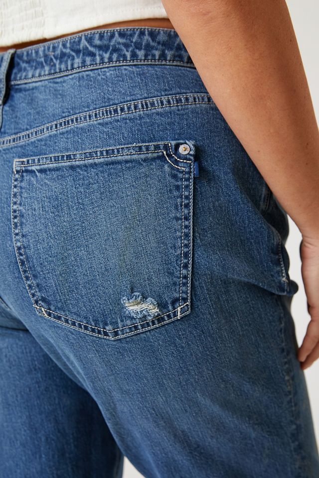 Pilcro The Heritage High-Rise Quilted Hem Jeans #10