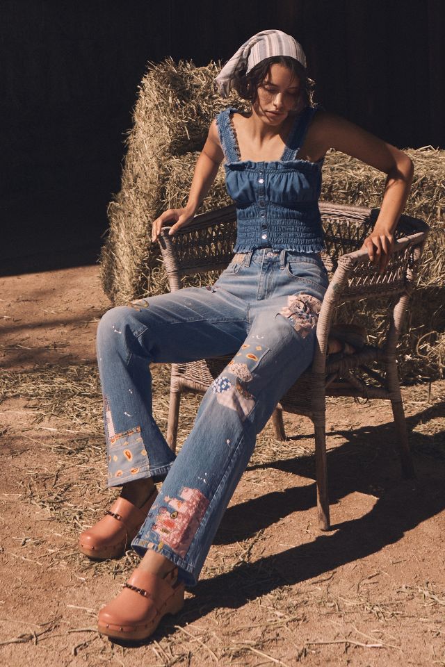 Pilcro The Laidback Flare Hippie Jeans