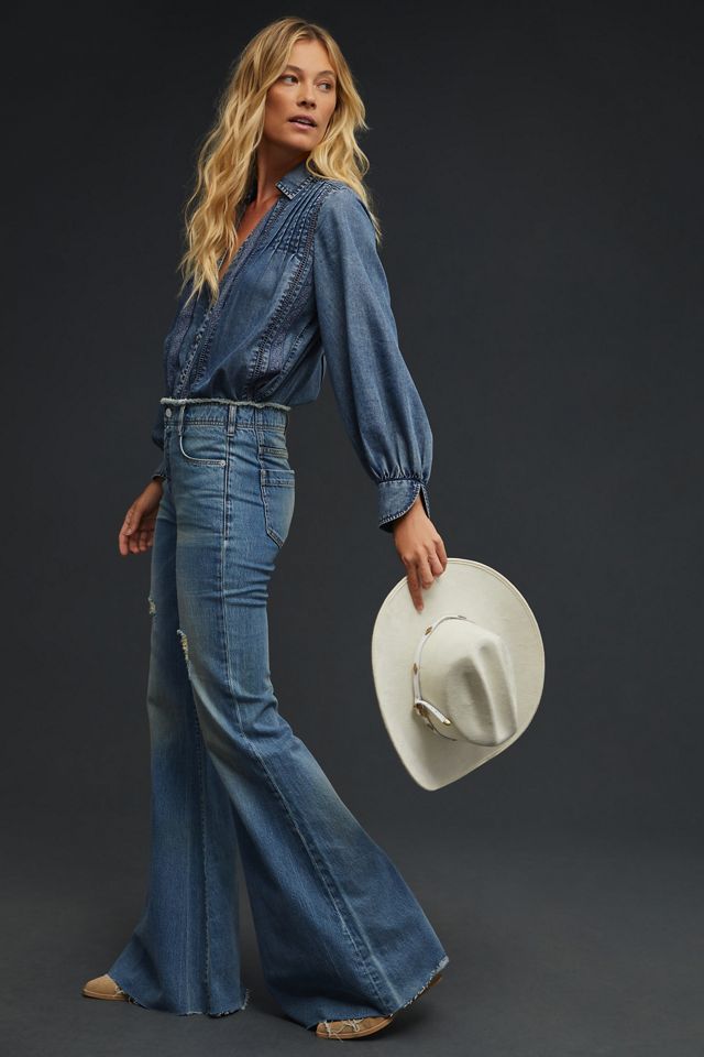 Pilcro The Supermodel High-Rise Flare Jeans #4